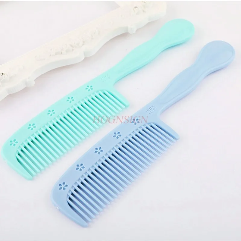 Peine para mujer, peine plano, corte profesional, empuje, mango especial ancho y duro, peines, cepillo para el cabello, suministros de peluquería para mujer