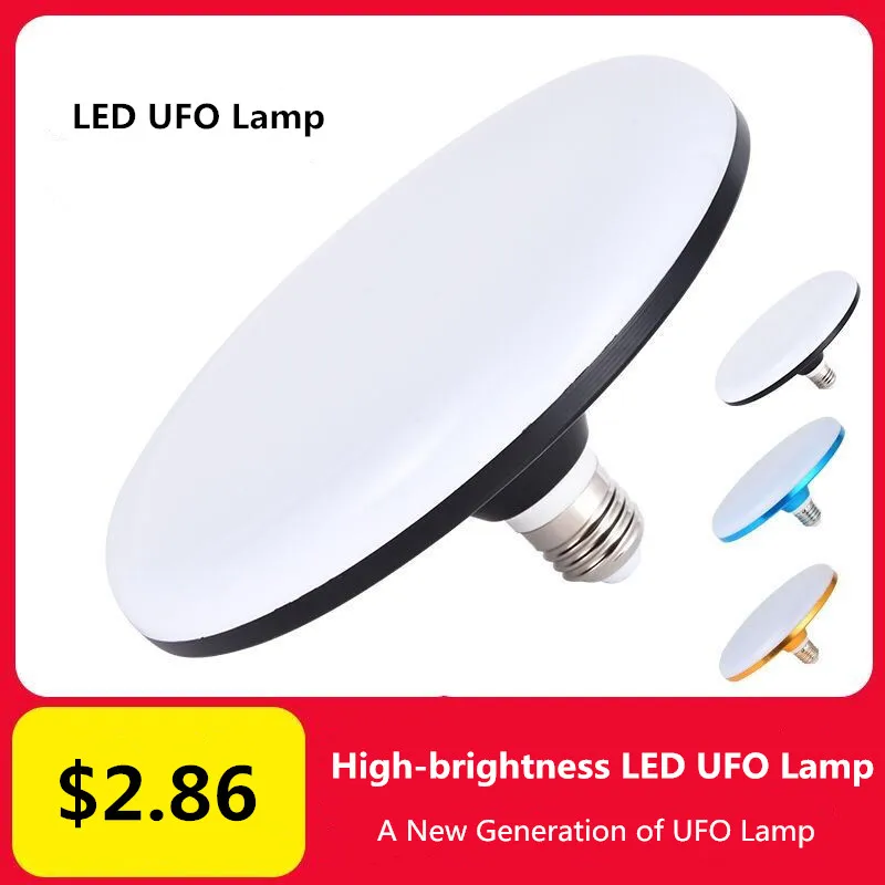 UFO Lamp Energy Saving E27 E14 Led Bulb Light SMD5730 2835 15W 20W 30W 40W 50W 60W 70W Led Lights for Home Super Bright Lamp