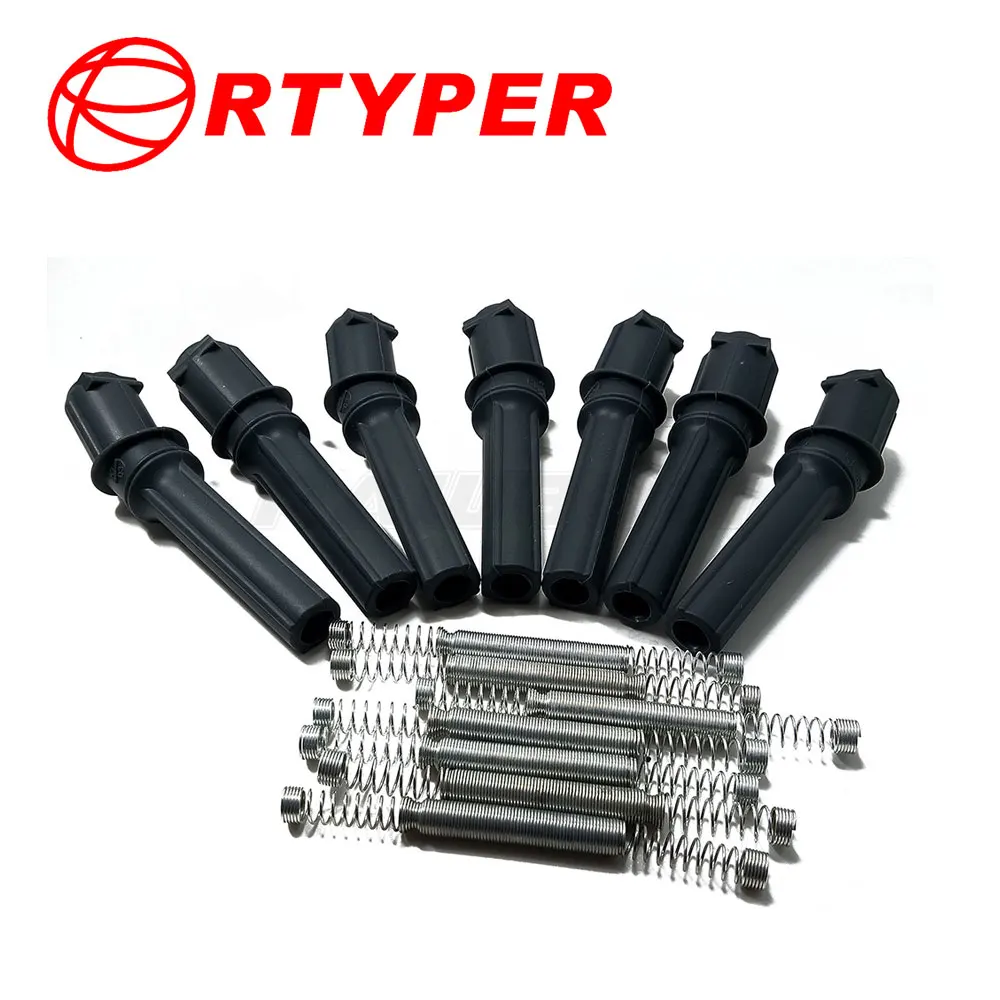 4 PCS Ignition Coil DG508 C1454 C1417 FD503 Rubber Boot With Spring For Ford Mercury 4.6L 5.4L V8