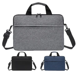 Bolsa para laptop para macbook air m1 case para xiaomi dell asus 13 14 15 15,6 polegadas bolsa mensageiro leve de ombro bolsa maleta