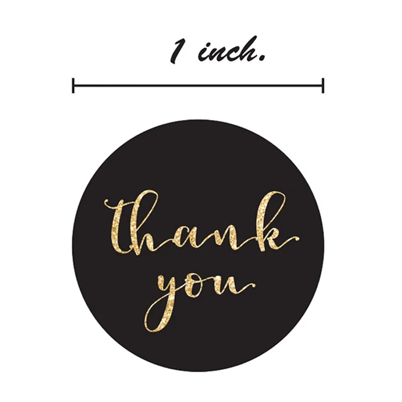 500pc Thank You for Your Order Stickers for Kids Gold Seal Label You've Got Great Taste Stationery Sticker Pretty Things Inside