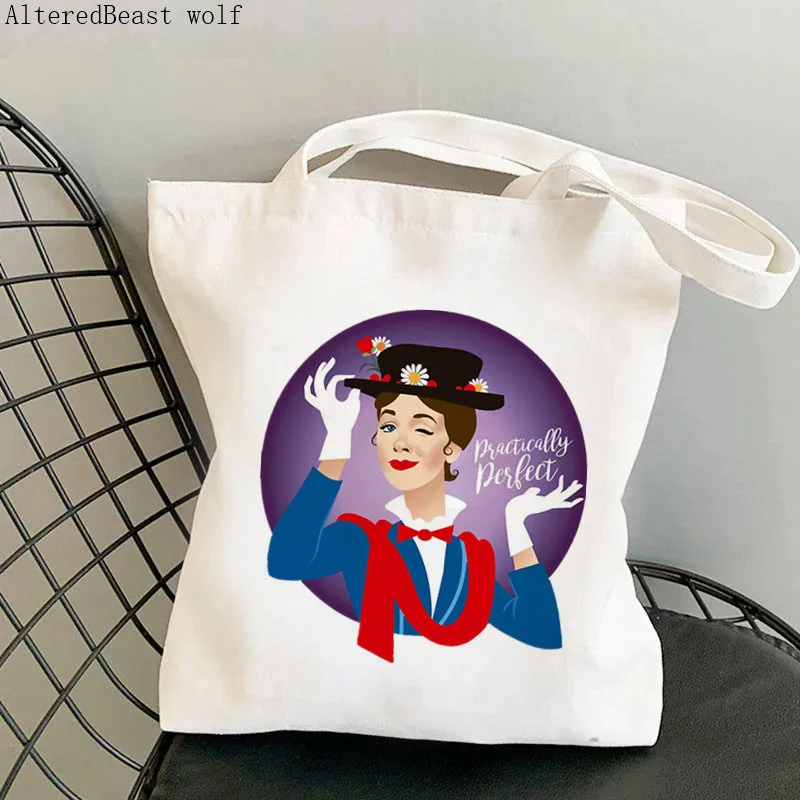 Women Shopper She believed she could so she did Bag Harajuku Shopping Canvas Shopper Bag girl handbag Tote Shoulder Lady Bag