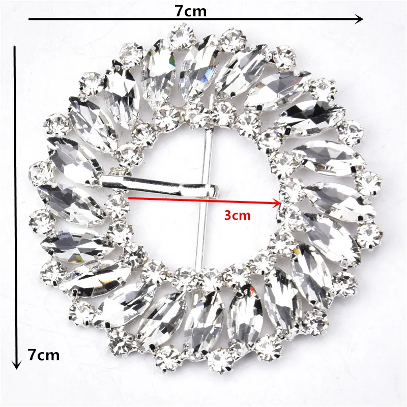 Horse Eye Crystal Diamond Buckles Rhinestone Bow Tie Belt Wedding Dress Decorations Diy Shoe Accessories Clothing Brooch Buttons