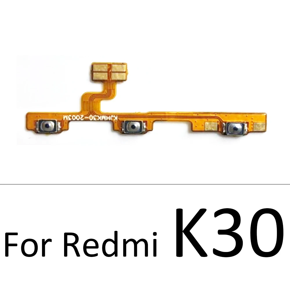 For Xiaomi Mi 9T Pro Redmi K30 Pro Note 10 3 6 7 9 8 Pro 5G Note 4X 5 9S Power Volume key Button Control Flex Cable Replacement