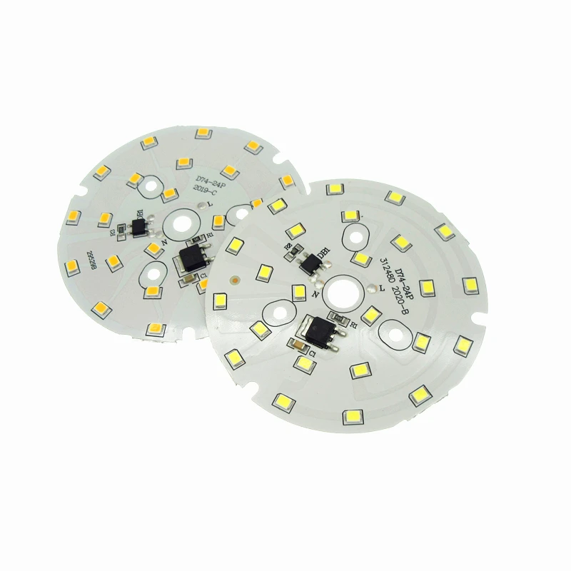 5 pz AC 220V 2835 SMD Chip LED PCB 3W 5W 7W 9W 12W 15W 18W bianco freddo bianco caldo con Driver IC intelligente per lampadine fai da te