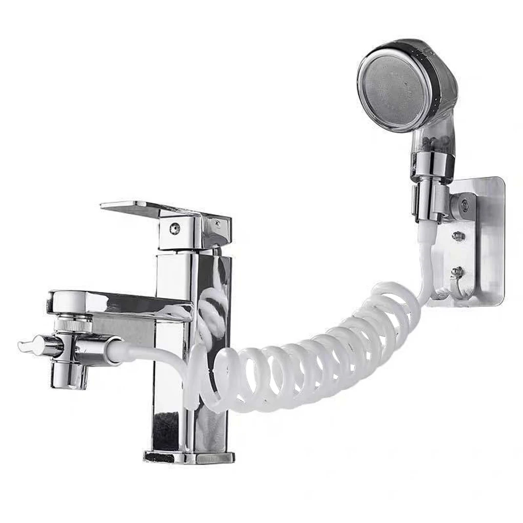 High Pressure Wash Hair Sink Shower Head Set Bathroom Basin Handheld Faucet External Jetting Sprayer Home Pet SHOWERHEAD Bracket