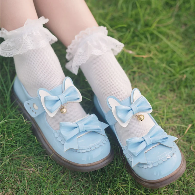 Calzini carini giapponesi Kawaii stile Lolita Calzini corti da donna adorabili in rete di pizzo estivo Calzini bianchi neri tinta unita di alta