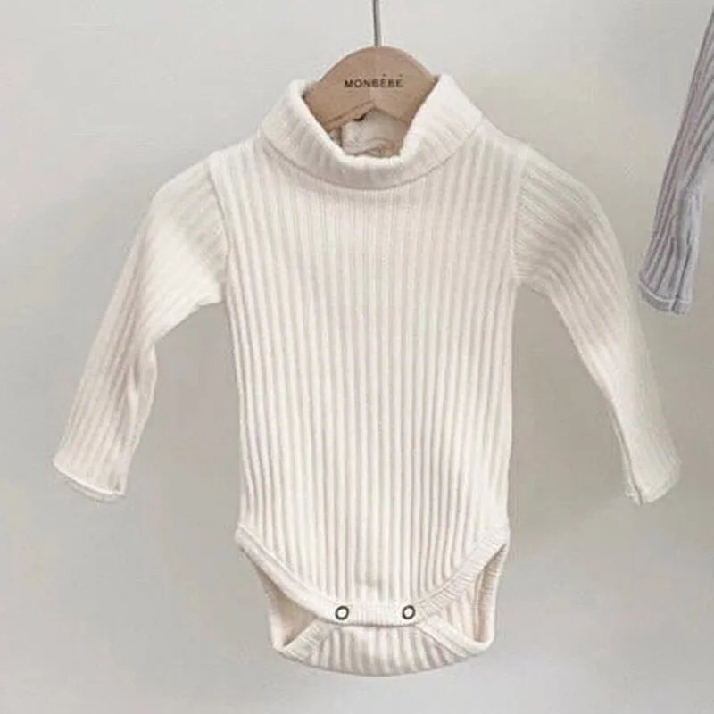 Turtleneck Infant Baby Boys Bodysuit Toddler Girl Jumpsuit Clothing