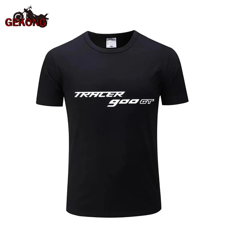 Fit For Tracer 900 Gt T Shirt Men New LOGO T-shirt 100% Cotton Summer Short Sleeve Round Neck Tees Male