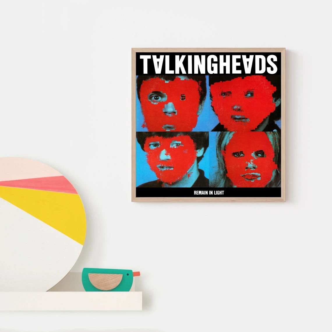 Talking Heads Remain in Light Music Album Poster Canvas Print Home Decoration Wall Painting (No Frame)