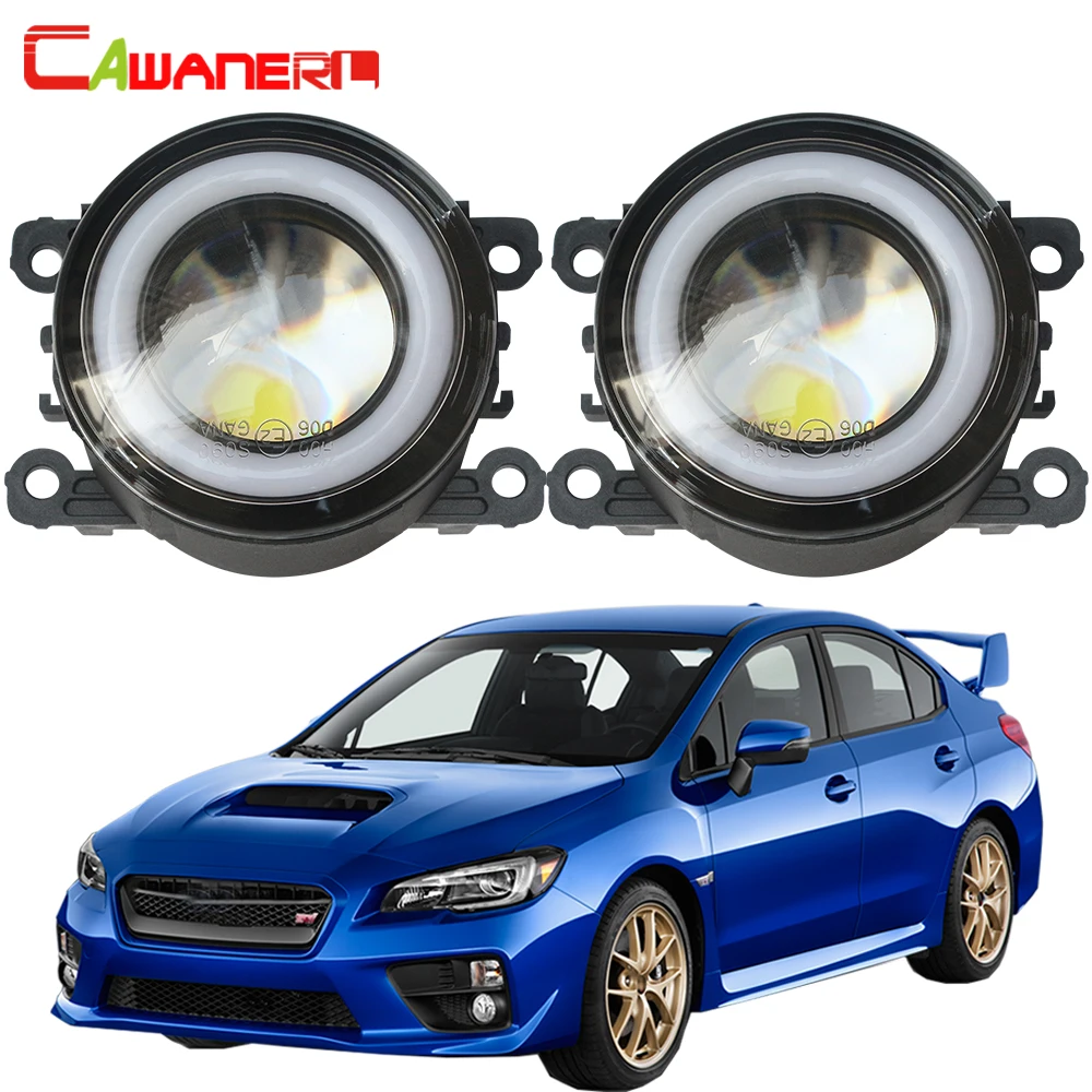 

Cawanerl For Subaru WRX STI 2015-2020 Car Styling 30W LED Fog Light H11 Angel Eye Daytime Running Lamp DRL 3000LM 12V 2 Pieces