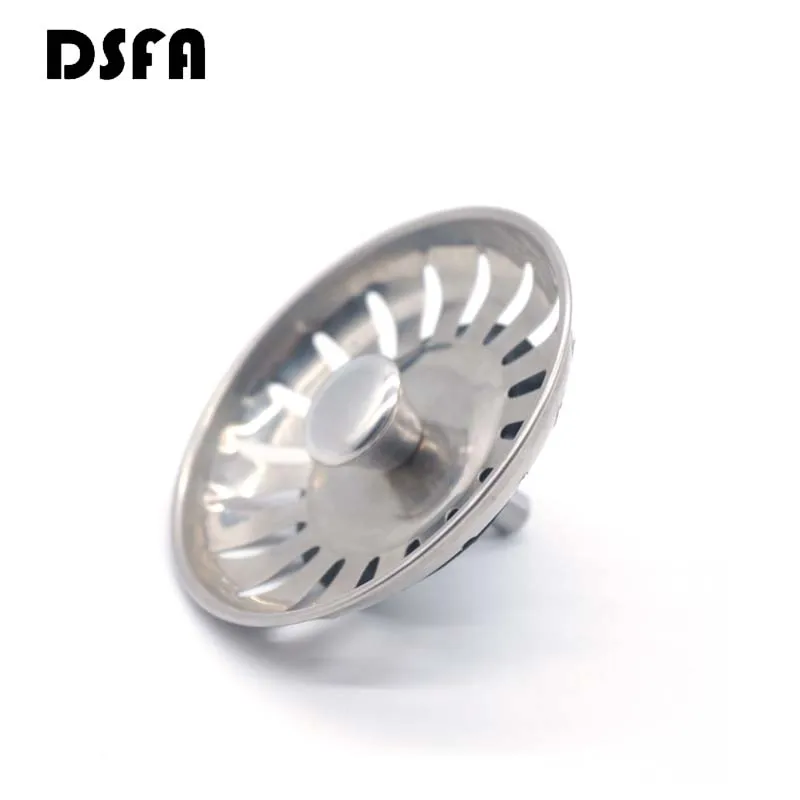 Stainless Steel Kitchen Sink Stopper Plug Kitchen Sink Strainer Stopper Waste Plug Sink Dishpan Drainer Chock Plug Filter Basket