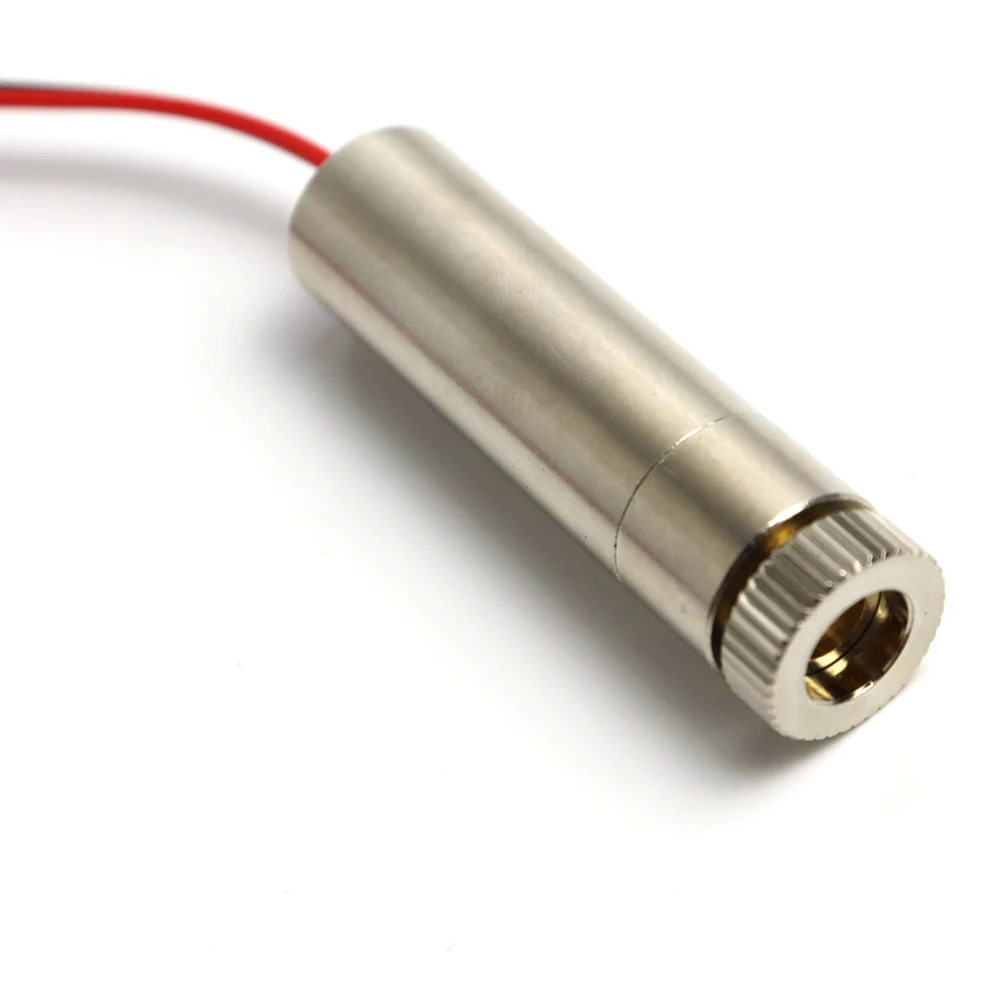 Módulo de punto láser rojo de 650nm y 250mw, longitud Focal ajustable, cabezal láser de máquina de grabado DIY de alta potencia