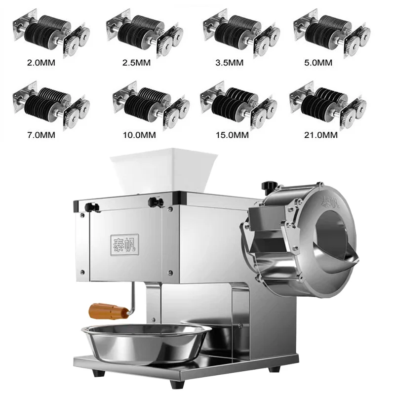 850w Meat Slicer Commercial Slicer Household Vegetable Cutting Machine Fully Automatic Electric Meat Cutting Machine