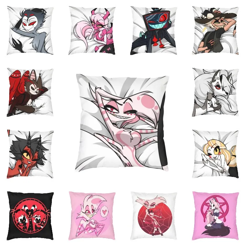 

Angel Dust Buddy Cushion Cover Large Dark Comedy Anime Soft Nordic Throw Pillow Cases Home Decor Sofa Chair Pillowcase Printed