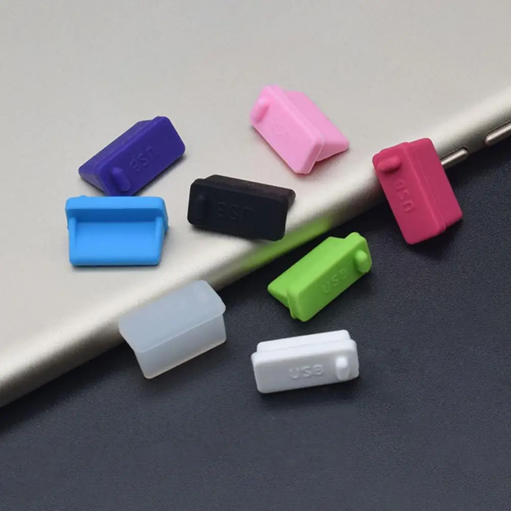 5Pcs Dustproof Standard USB 2.0/3.0 Dust Plug Port Charger Cover for PC Notebook