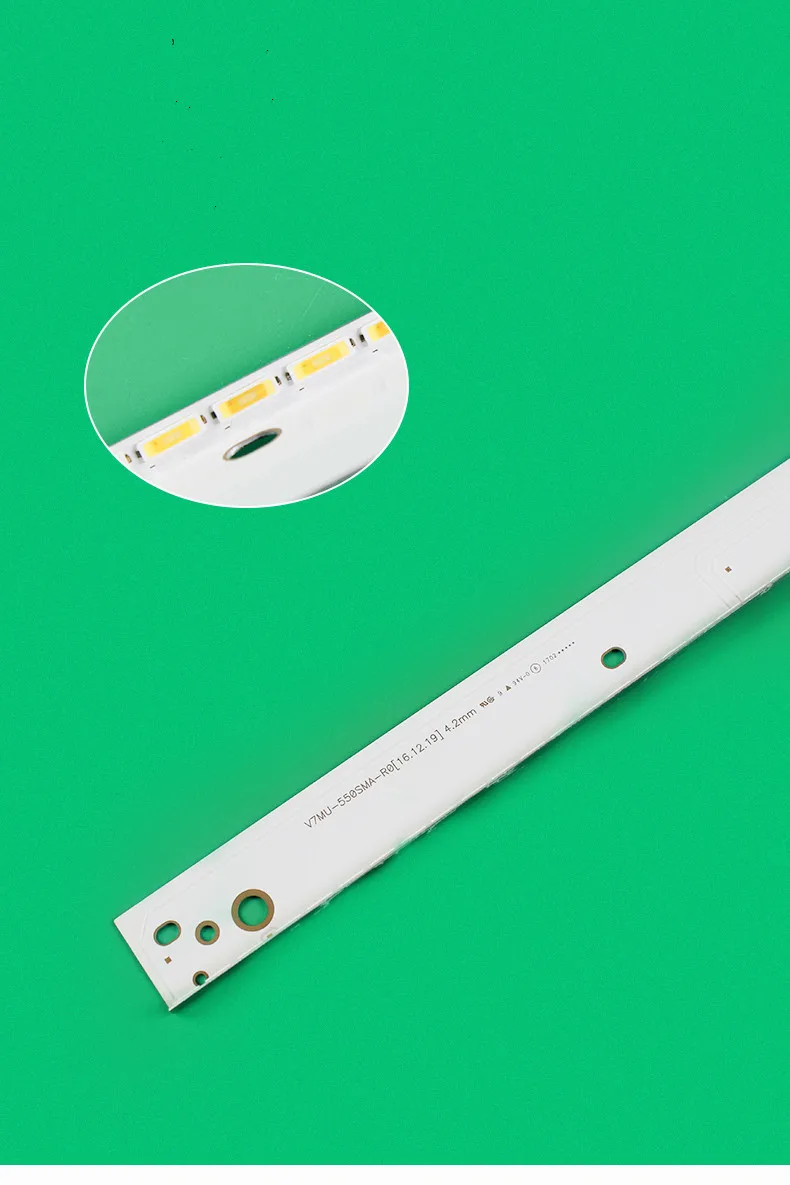 LED Backlight strip 76 lamp For 55MU-7.8.9-76EA-L R V7MU-550SMA/SMB-R0 BN96-42350A 42349A 42347a 42348a UA55MU7000 UE55MU7500