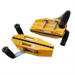 Double Handed Carrying Clamps Granite Tools for Glass Stone Slab Lifting Tool with Rubber for Ceramic Marble