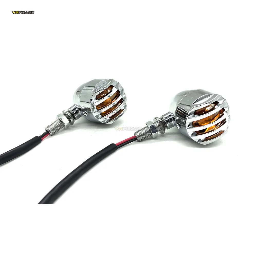 General  Bullet Motorcycle Turn Signal Tail Light Bobber Chopper Cafe Racer Indicator Lamp for Harley Davidson Dyna Street Glide