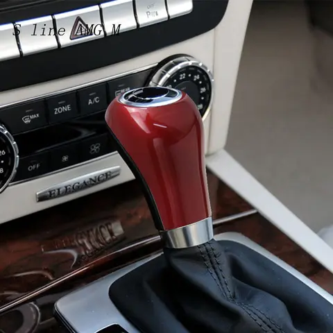 메르세데스 w204 w212 자동 수정 기어 시프트 커버 자동차 스티커 및 데칼 C E A G 클래스 CLS 액세서리 용 트림 스타일링