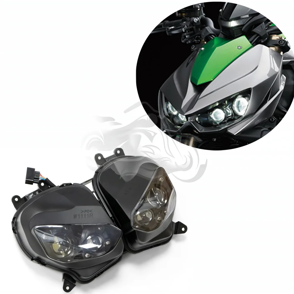 

Светодиодная фара для KAWASAKI 2014 - 2021 Z1000, передние фары в сборе для мотоцикла Z 1000 15 16 2017 2018 2019 2020