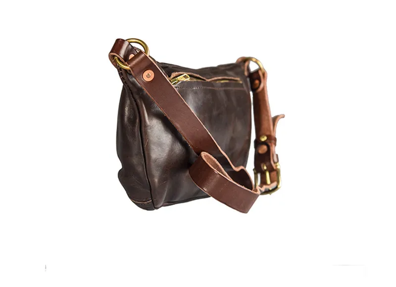 Imagem -04 - Pndme Designer de Moda Couro Genuíno Masculino Multifuncional Peito Bolsa de Luxo Real do Couro Adolescentes Crossbody Bolsa de Alta Qualidade