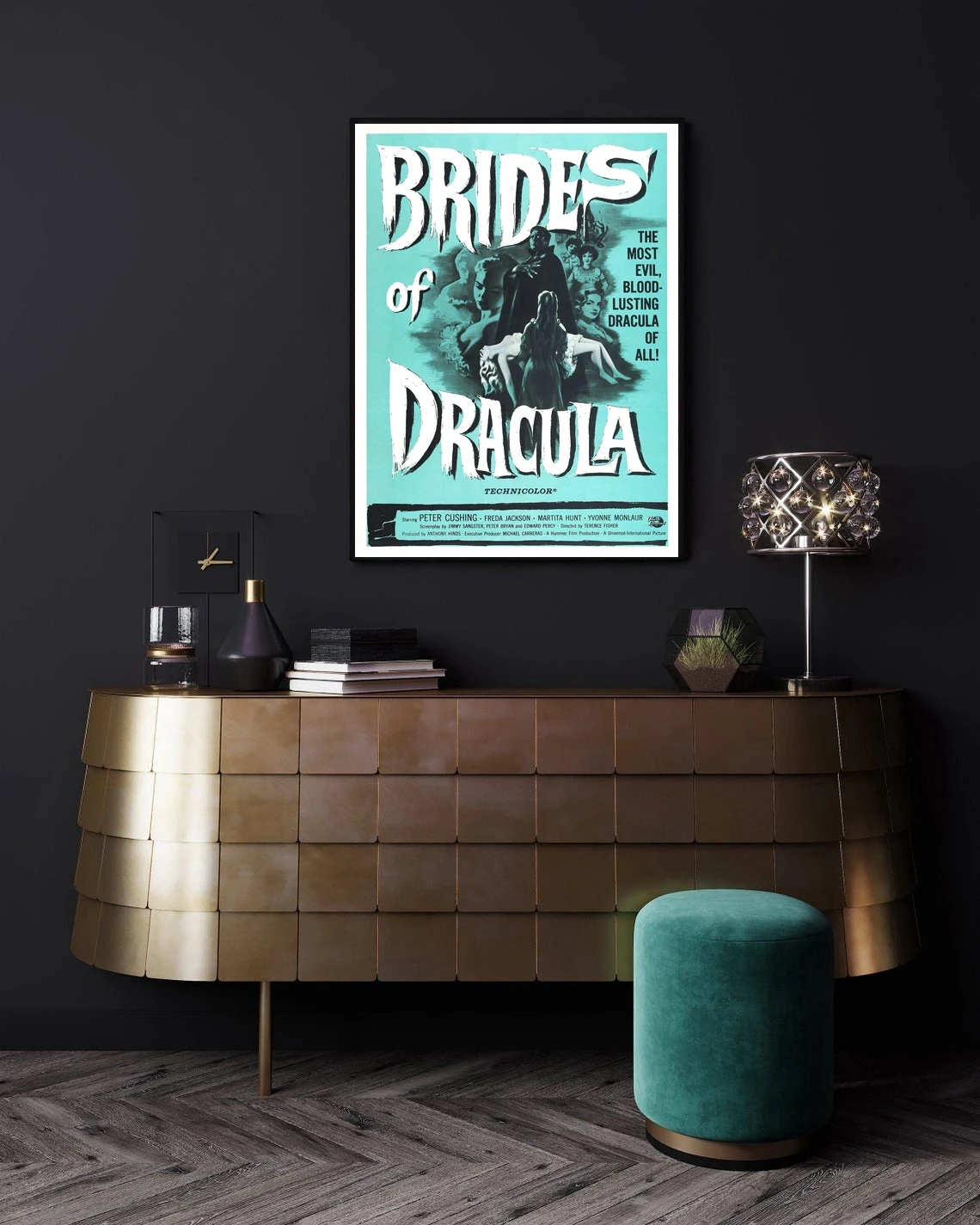 The Brides of Dracula Movie Poster Home Decoration Wall Painting (No Frame)