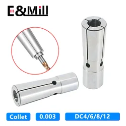 Accuracy 0.003 precision cnc collet DC4 DC6 DC8 DC12 chuck collet pull back collet high precision collet dc collet Spring Collet