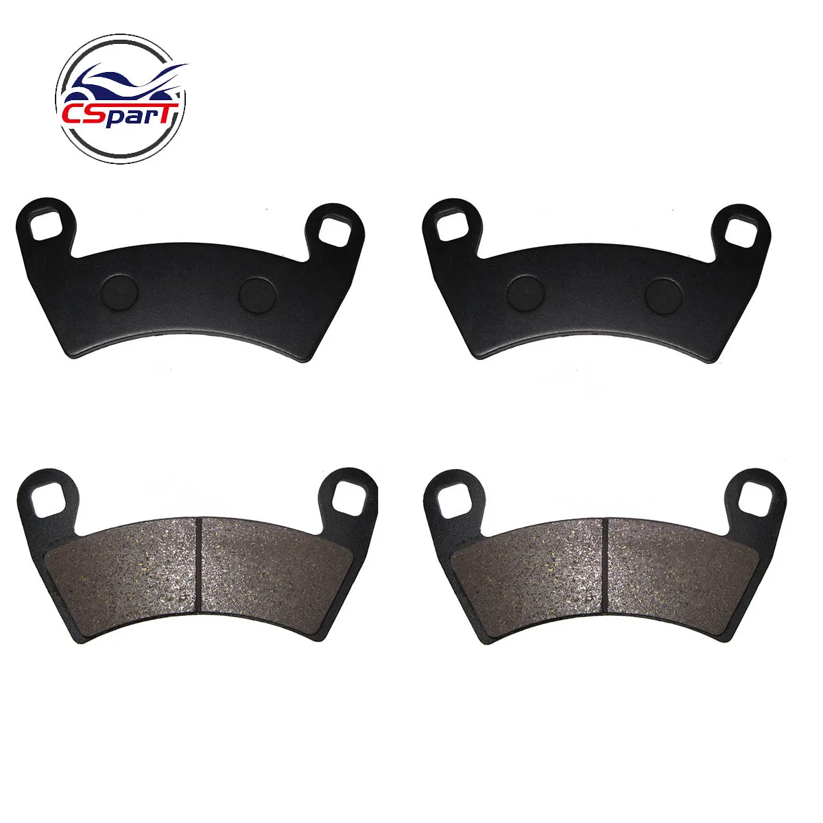 

2 Pairs Semi-metallic non-asbestos Front Brake Pads For Polaris Ranger 500 700 800 900 & RZR 1000 See Descrip