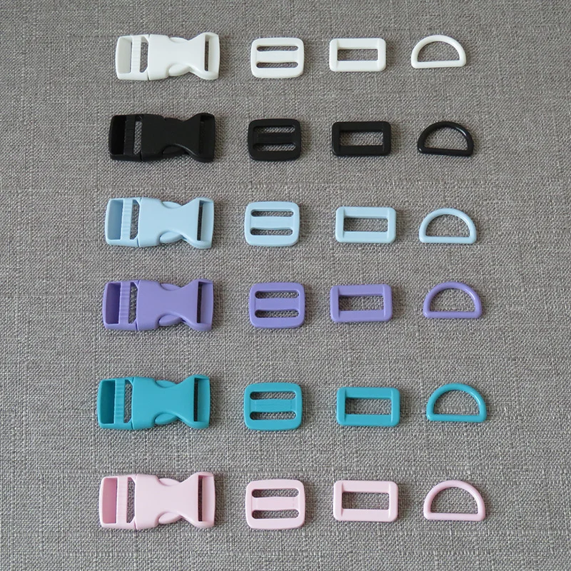 1Set/Lot 20mm 25mm Webbing Plastic Release Buckle Strap Belt Clasp For Bag Pet Dog Collar Necklace Paracord Sewing Accessory