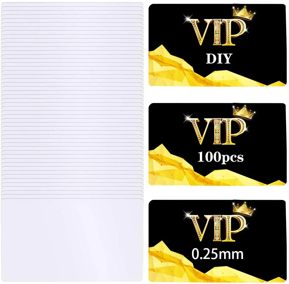 

500 pieces Sublimation blank Metal Business Cards 86x54x0.32mm Blank Aluminum Name gift Card heat transfer