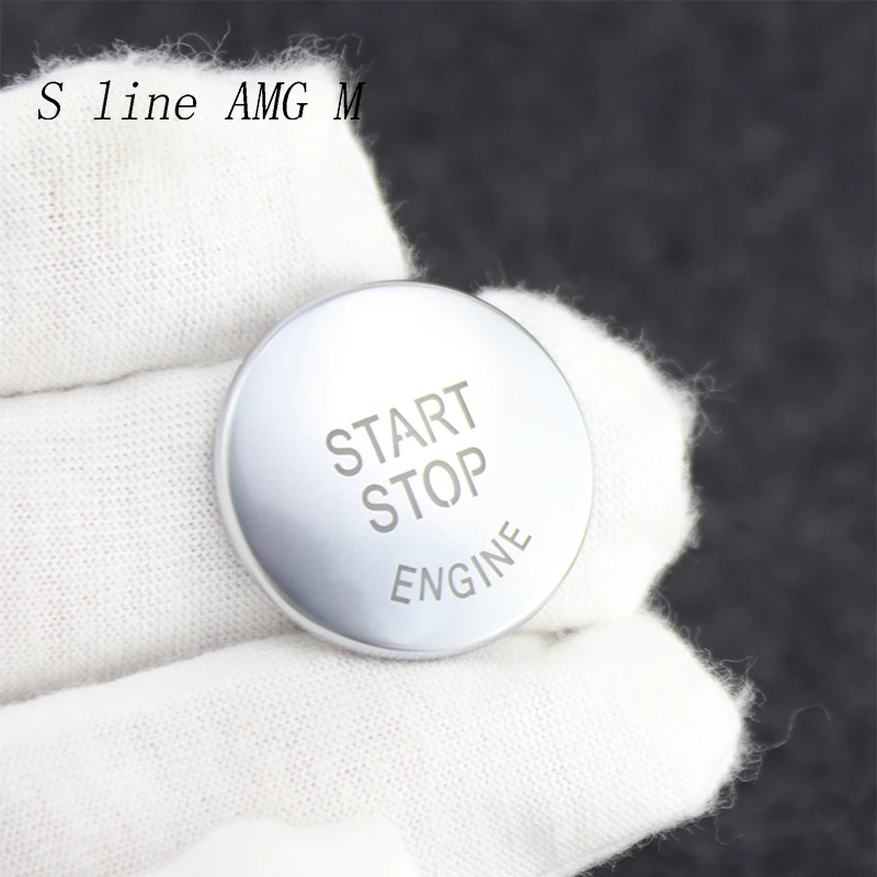 تصفيف السيارة محرك بدء إيقاف التبديل أزرار الديكور يغطي ملصقات لسيارات BMW X5 X6 E70 E71 x5m x6m الداخلية اكسسوارات السيارات #4