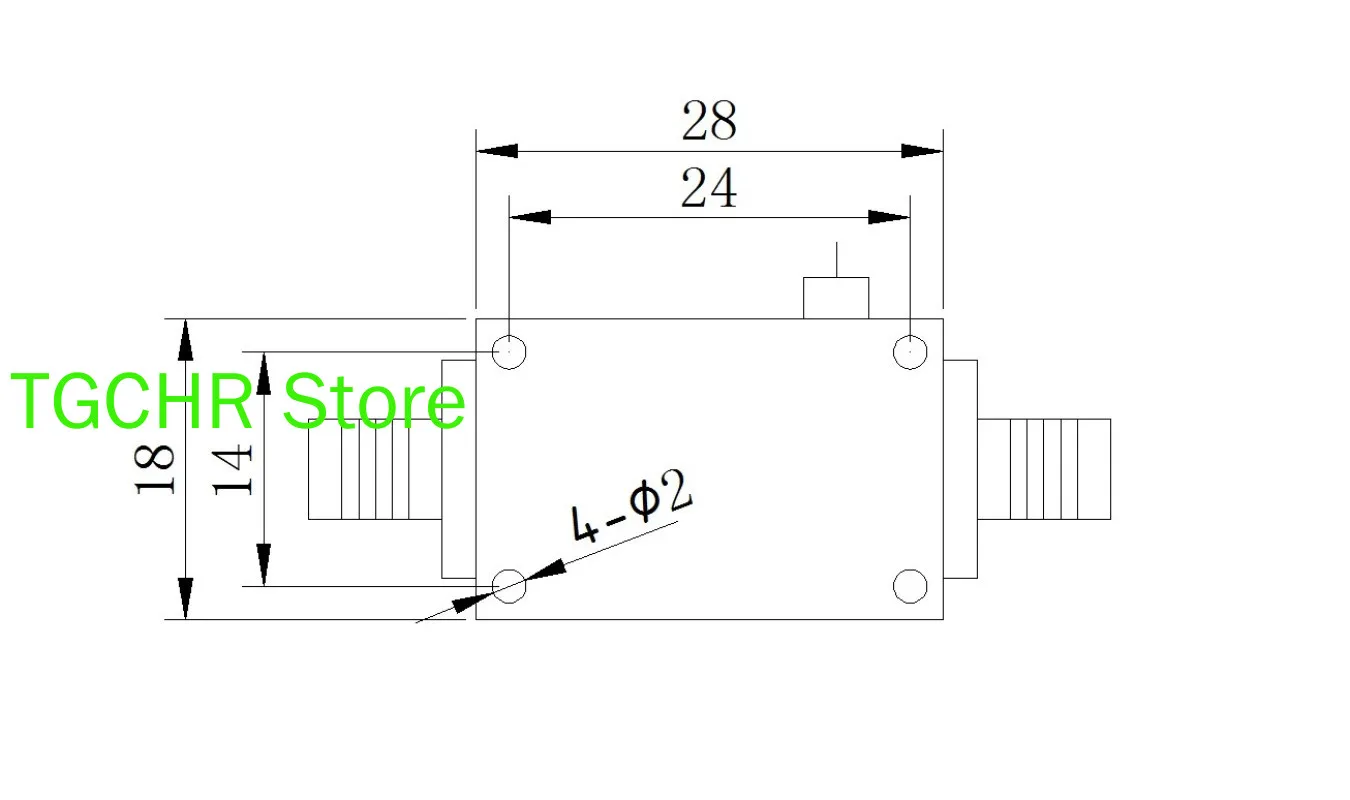 6.5-13.5G RF Power Amplifier C-band X-band Amplifikasi Broadband RF Microwave Amplifier