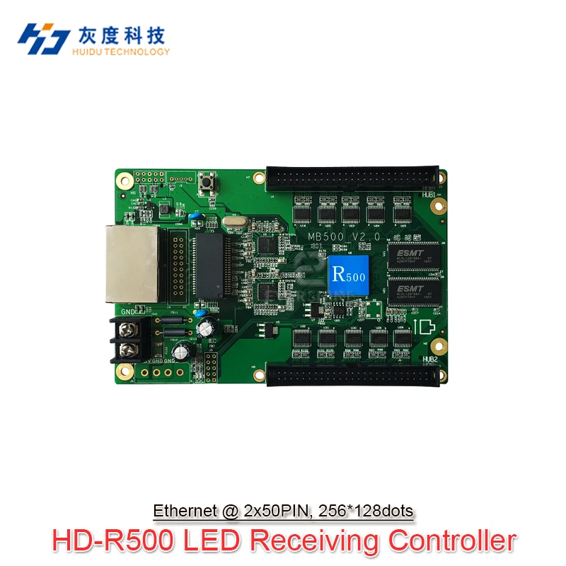 Huidu HD-R500 HD-R508 HD-R512 HD-R516 Vollfarb-LED-Bildschirm empfangende Karten arbeit mit HD-AX a60x c15 c35 t901 t901b vp210 vp410