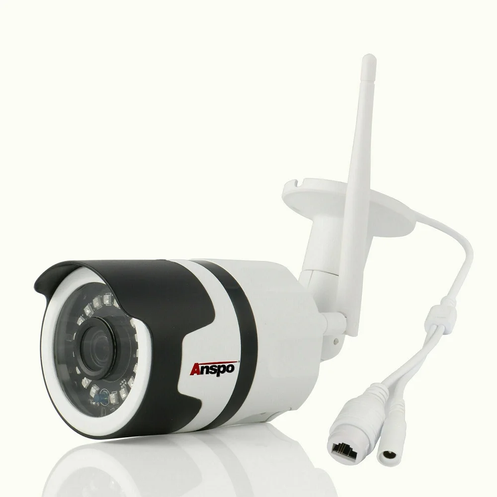 

Новый Anspo Bullet WIFI 1080P HD Открытый Беспроводной ИК-камера безопасности IP ночное видение