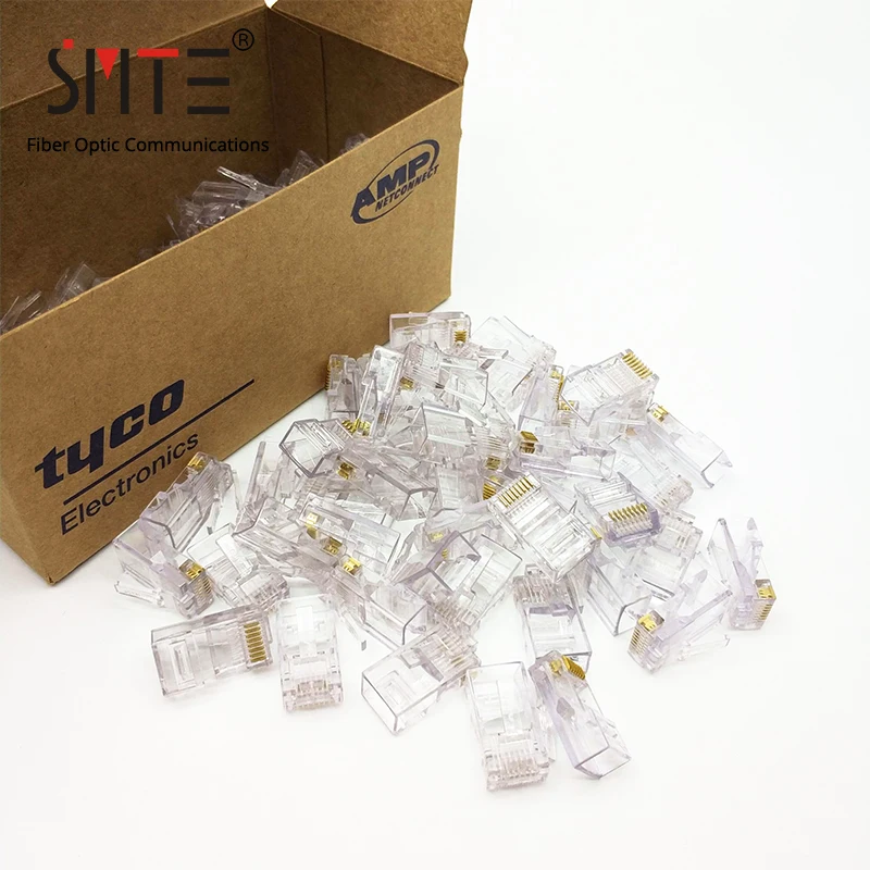 1 boxe of AMP special offer RJ45 crystal head amp cable crystal head 8P8C crystal head 100pcs per box