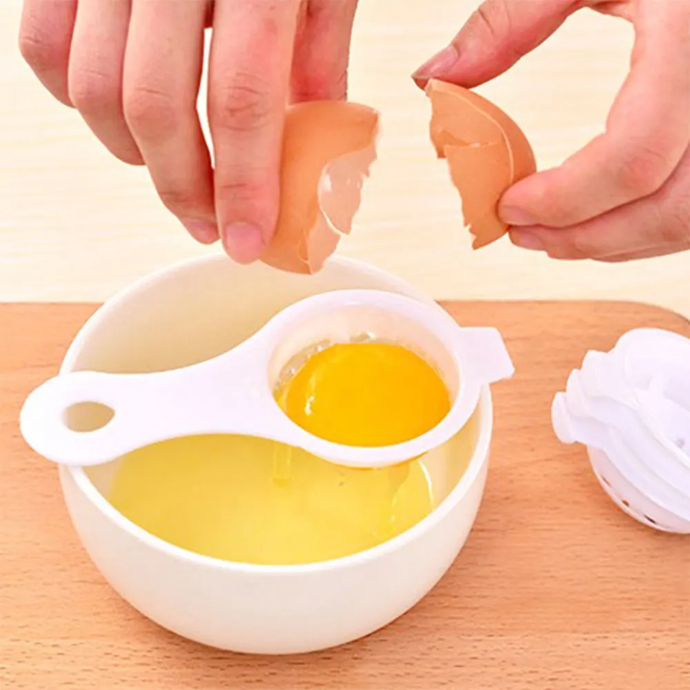 Silicone World Egg Liquid Filter Egg White Yolk Separator Egg Baking Cooking Kitchen Tool Hand Egg Egg Divider Sieve Seperator