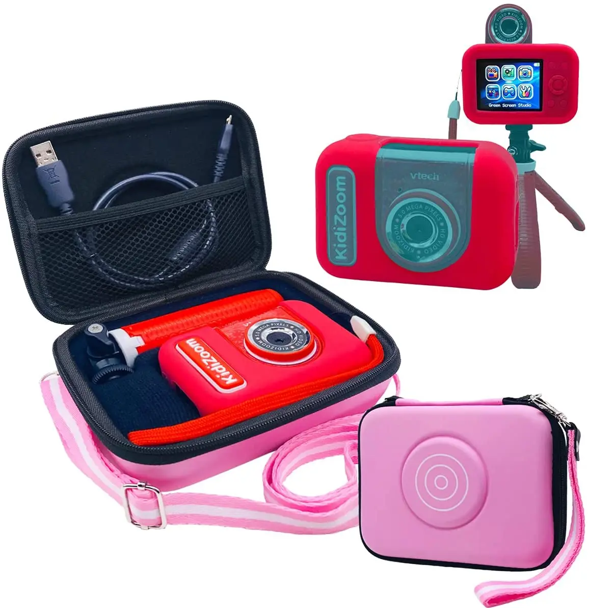 Silicone Cover and  Case  for VTech KidiZoom Creator Cam Video Camera (Only Cover and Case )