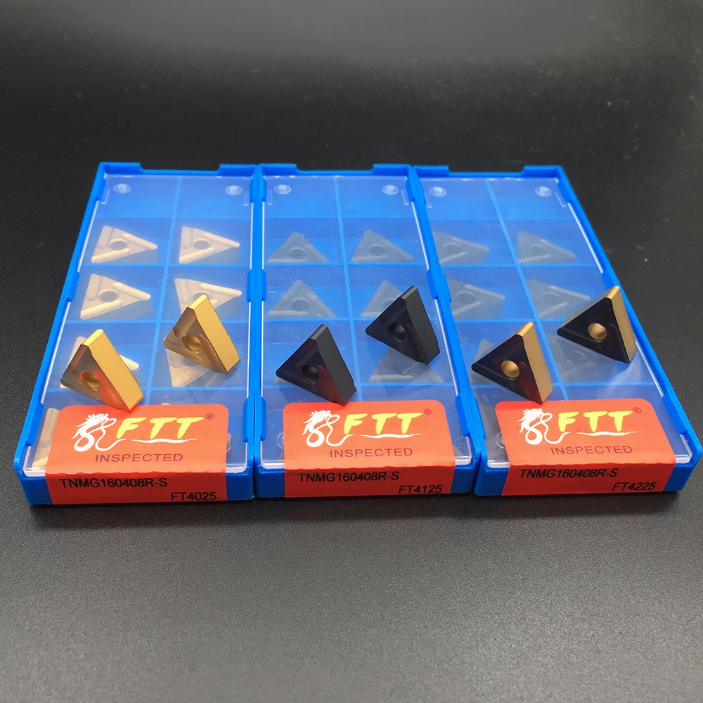 TNMG160408R-S FT4025 + TNMG160408R-S FT4125 + TNMG160408R-S FT4225 режущий токарный станок с ЧПУ инструменты Токарный резак твердосплавные токарные инструменты