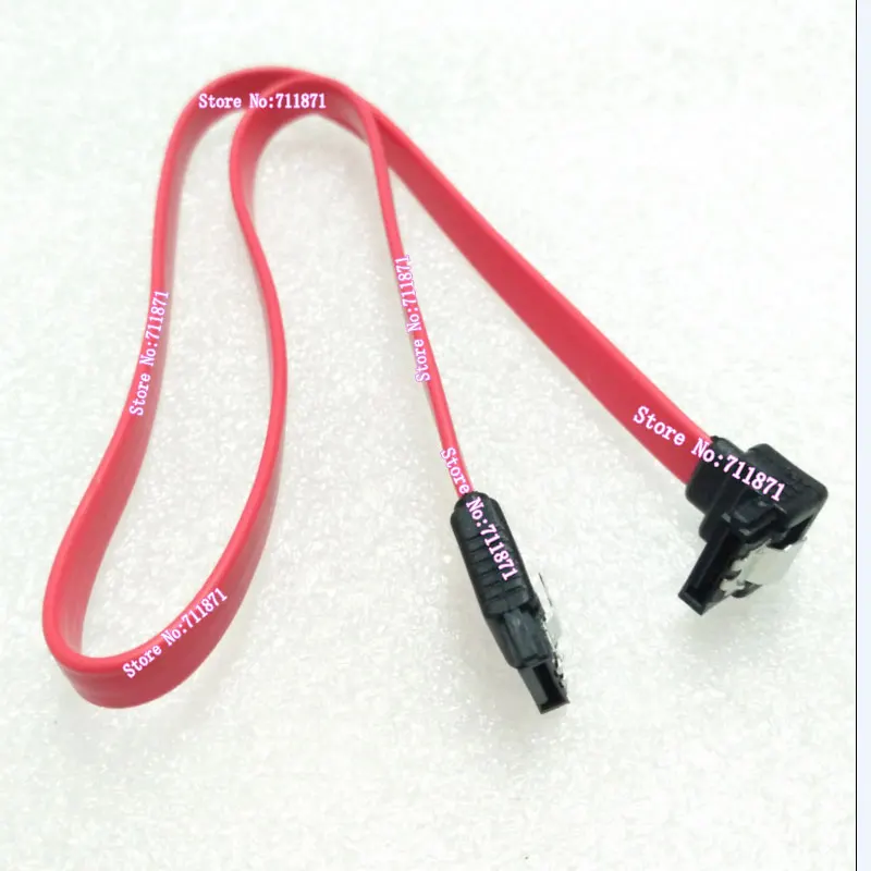 순동 50cm 90도 벤딩 3.0 SATA 케이블 라인 SATA Revision 3.0 데이터 라인 케이블 남성-남성 3.0 6Gbps SATA3 라인 케이블