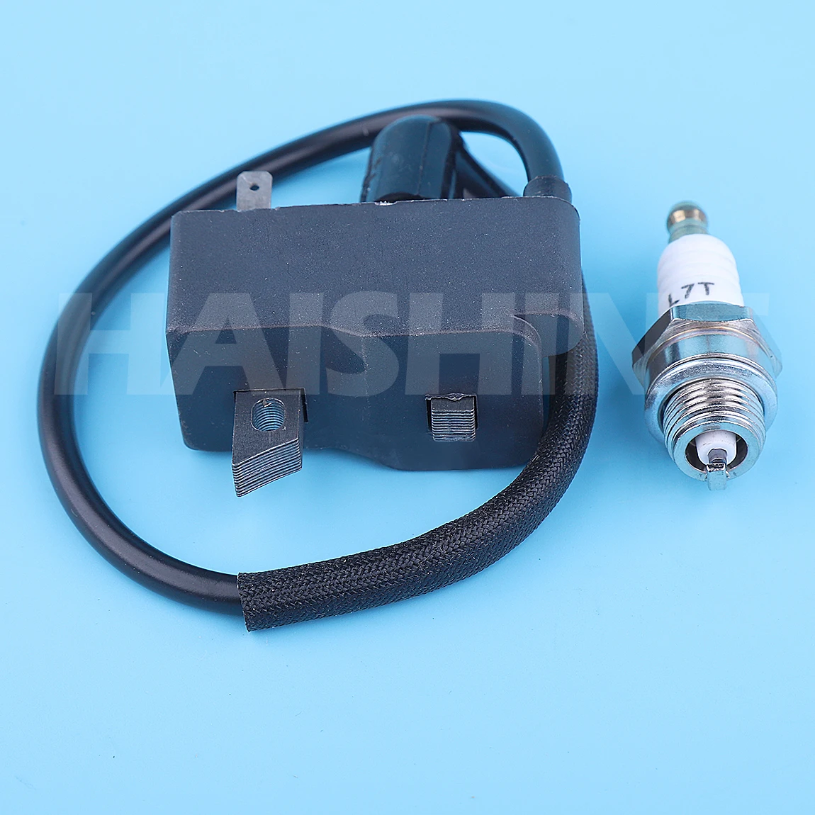Imagem -03 - Bobina de Ignição Vela de Ignição para Husqvarna 124l 125l 128l 124c 125c 128c 125e 128e 125r 125rj 128r 128cd 28cc Ferramentas Aparador de Jardim