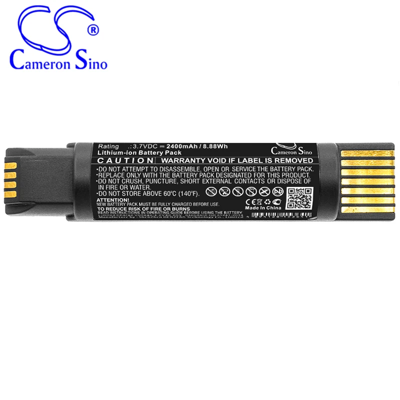 CameronSino 배터리 허니웰 50139108-001 50139912-001 바코드 스캐너 배터리 2400mAh, 8.88Wh 3.70V 리튬 이온 블랙