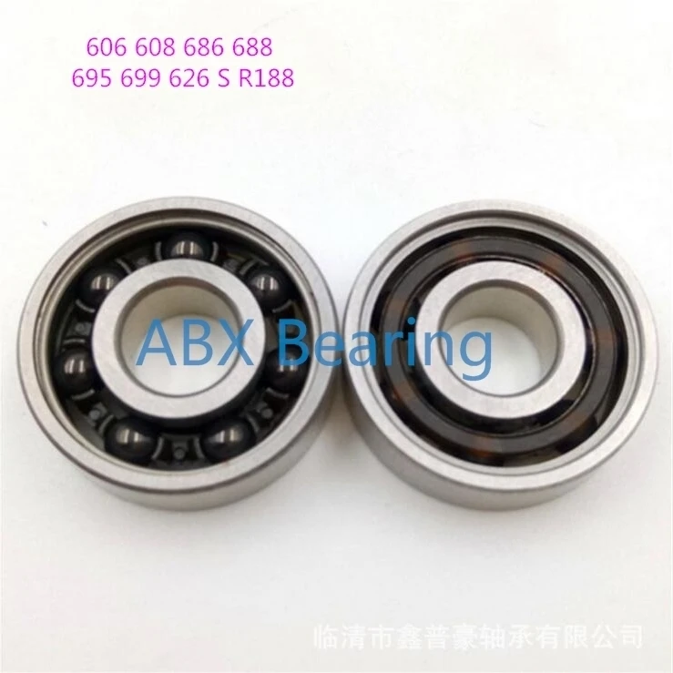 606 608 686 688 695 699 626 S R188 Fingertip gyro finger spiral stainless steel hybrid ceramic bearings For Hand spinner