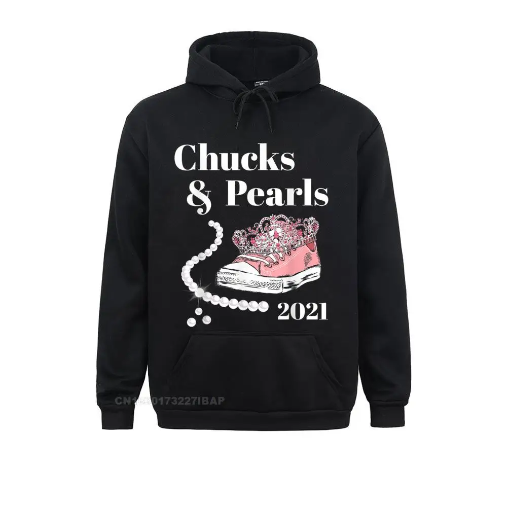 Chucks and Pearls Oversized Mens Sweatshirts Moto Biker Hoodies Long Sleeve Simple Style Hoods Christmas Day