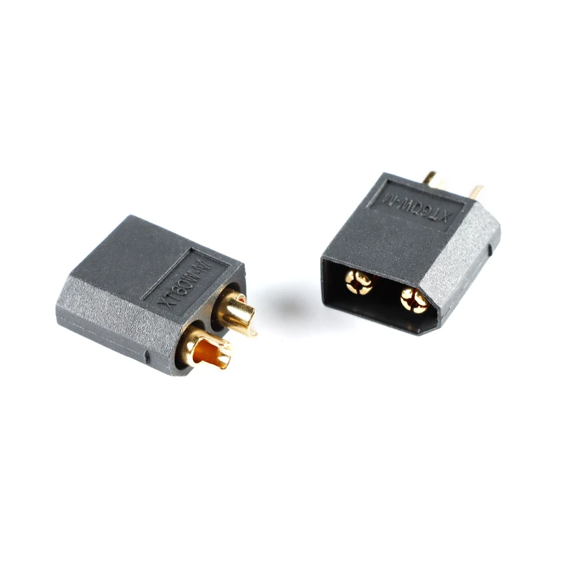 2PCS AMASS Waterproof XT60EW-M Plug Fixed Male XT60w 3.5mm Gold-plated Connector DIY for RC UAV Aircraft FPV Racing Drone