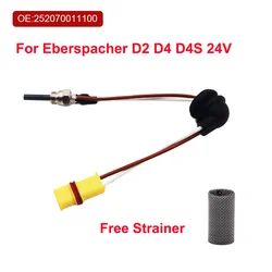 Truck RV Camping Yacht Car Diesel Parking Heater Glow Plug 252070011100  +Strainer For Eberspacher 24V Airtronic D2 D4 D4S