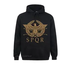 SPQR RoMan Empire Standard Shield Crewneck Picture Custom Man's Retro Free Shipping US Size Big Size Sweatshirt