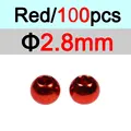 2.8mm Rojo 100 piezas