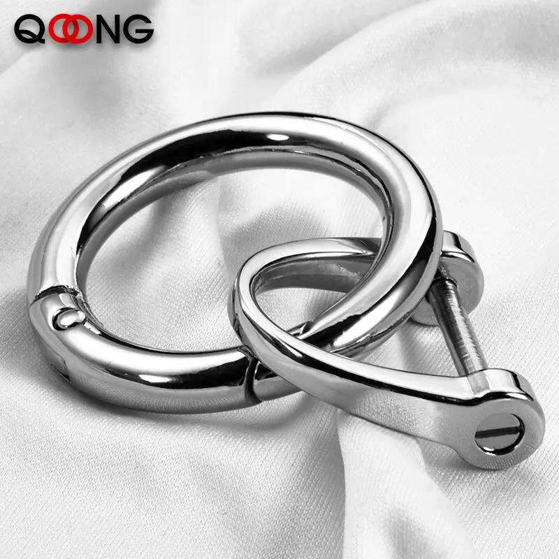 QOONG Custom Lettering  Mirror Metal Keychain For Car Chaveiro Innovative Key Chains Rings Holder Detachable Keyring Y82