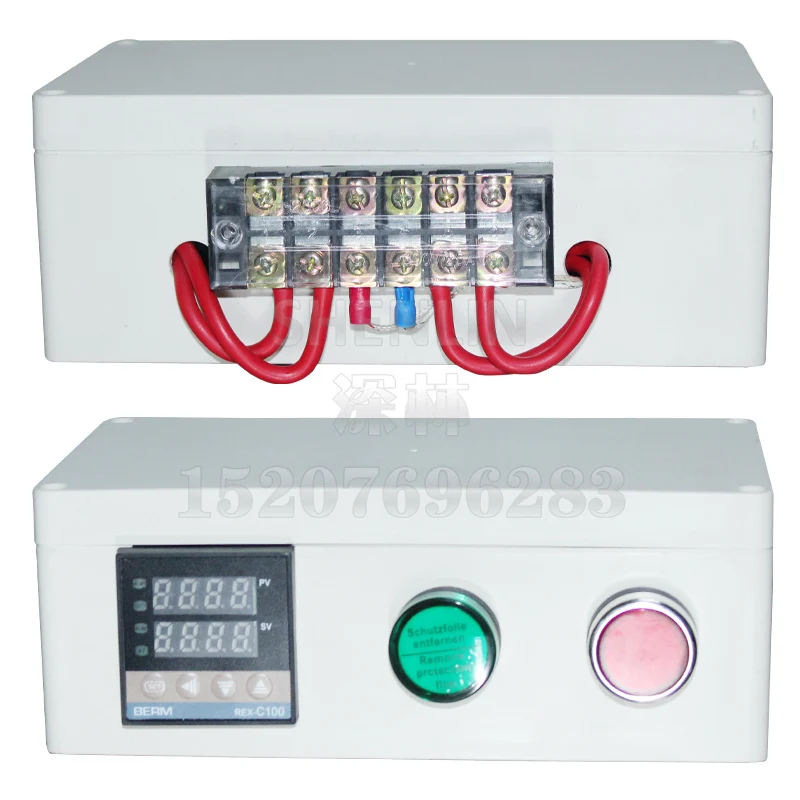 Temperature control case Thermocouple sensitive controller device 0-1200 degree ABS shell smart PID controller heating device